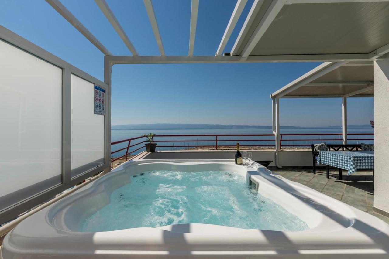 شقة Seaside Penthouse With Hot Tub Sky Living سبليت المظهر الخارجي الصورة