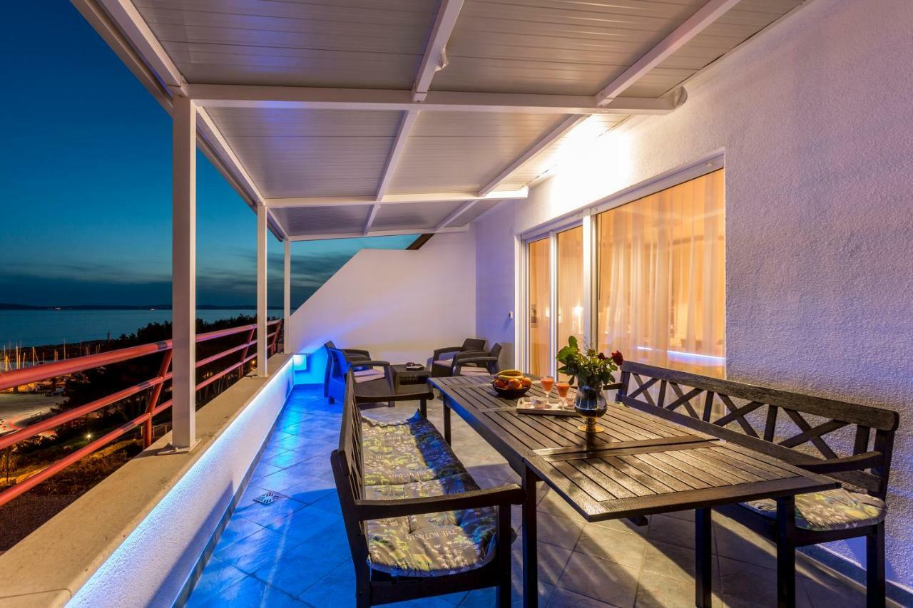 شقة Seaside Penthouse With Hot Tub Sky Living سبليت المظهر الخارجي الصورة